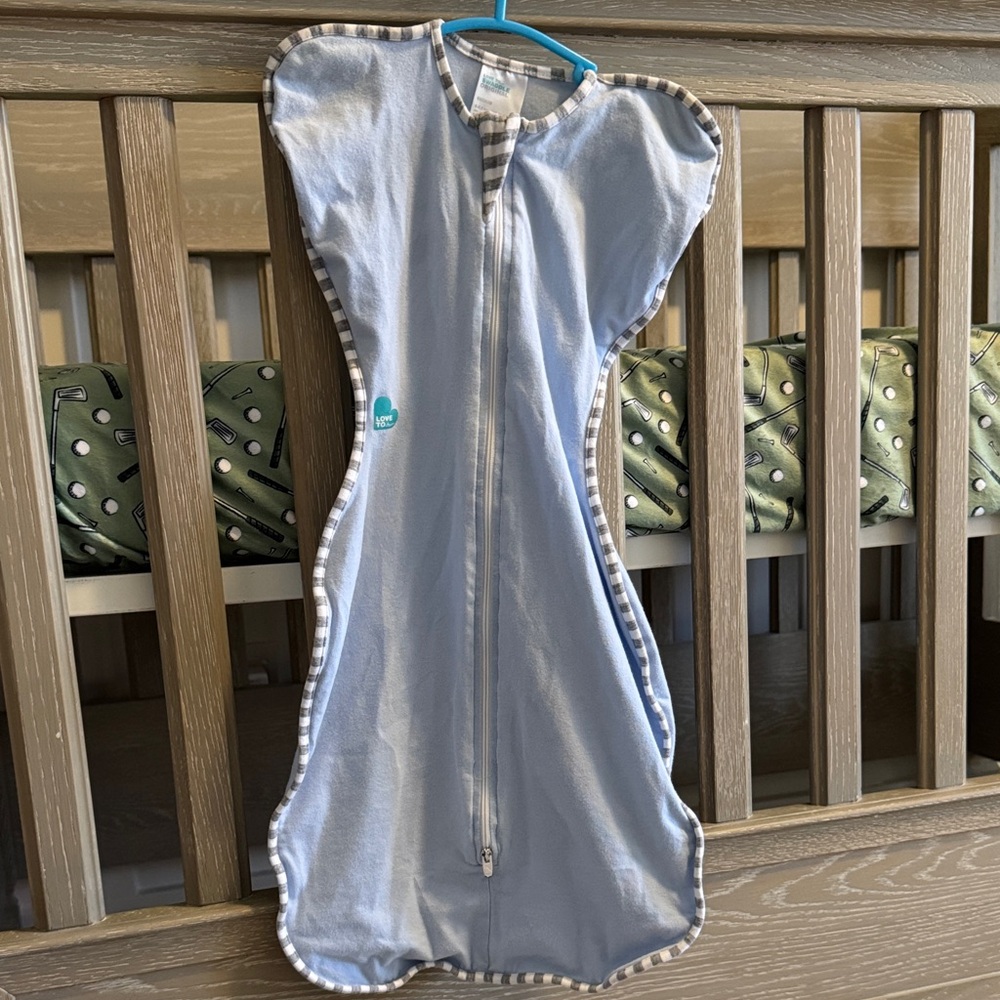 Love to Dream Light Blue Sleep Sack Medium